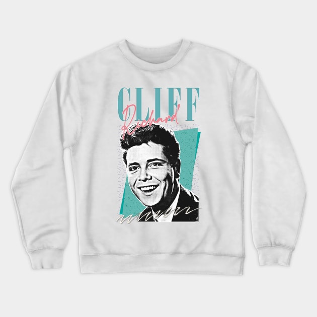 Cliff Richard / 1960s Style Fan Design Crewneck Sweatshirt by DankFutura